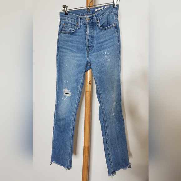 NOEND Slim Straight Denim Jeans Size 24 - Picture 4 of 7